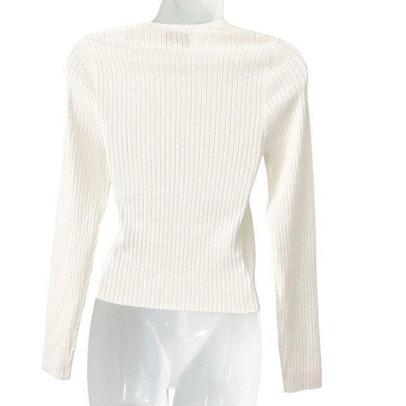 Rhythm Square Neck Rib Knit Longsleeve Top size Small - Picture 2 of 4